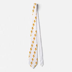 Thunder Energy Yellow Print Neck Tie