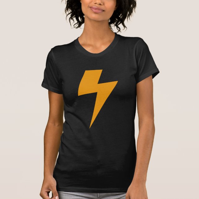 Thunder Energy Yellow Print T-Shirt (Front)