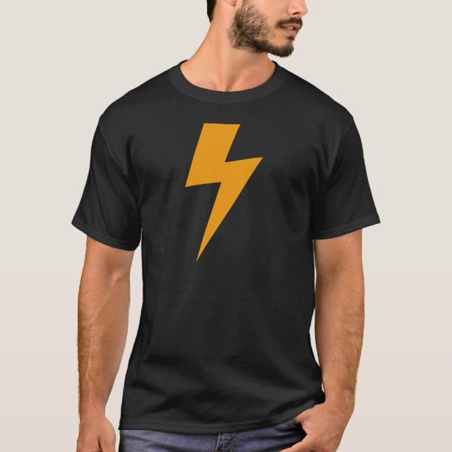 Thunder Energy Yellow Print T-Shirt (Front)