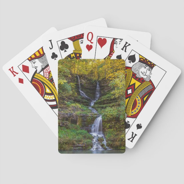 Thunder Falls Painterly Poker Cards (Back)