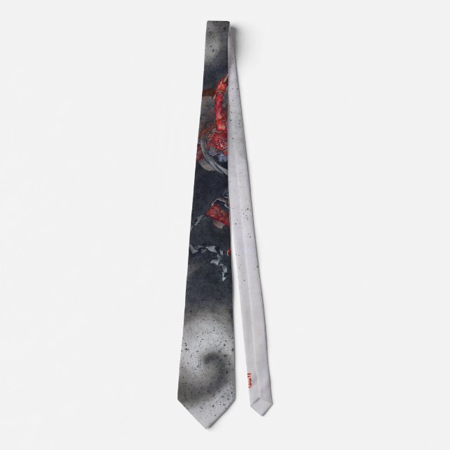 Thunder God, Hokusai Neck Tie (Front)