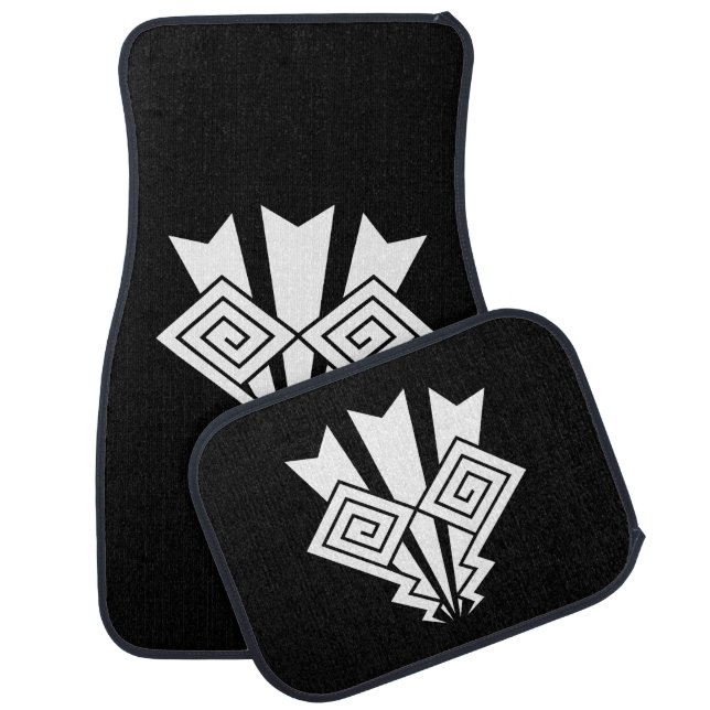 Thunder lightning car floor mat (Set)