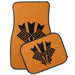 Thunder lightning car floor mat