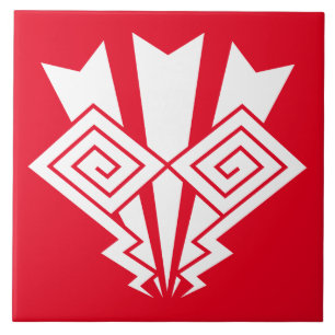 Thunder lightning ceramic tile