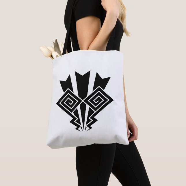 Thunder lightning tote bag (Close Up)