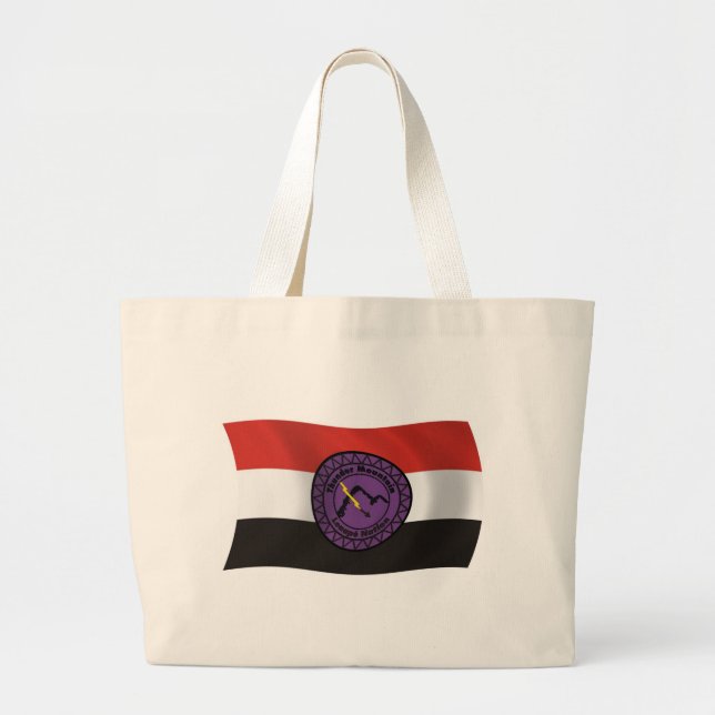 Thunder Mountain Lenape Nation Flag Tote Bag (Front)