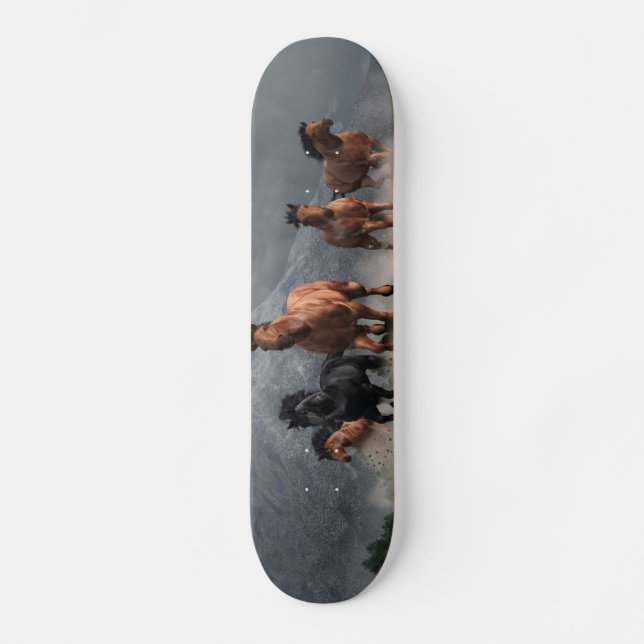 Thunder on the Plains Skateboard Deck (Front)