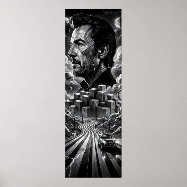 Thunder Road Through the Night Poster (Front)