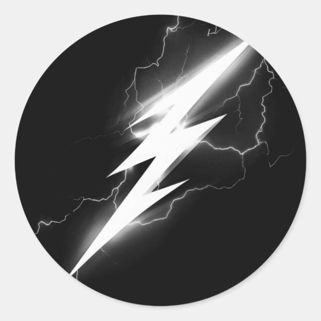 Thunder Storm Sticker Electrify Your Style. (Front)