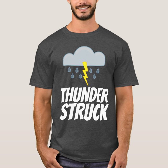 THUNDER STRUCK Vintage T-shirts (Front)