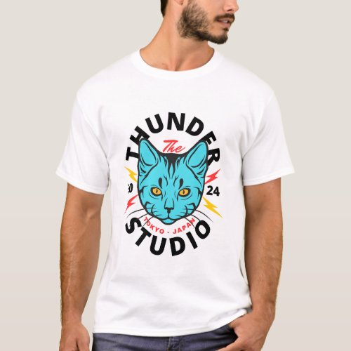 Thunder Studio Tokyo _ Cat T_Shirt