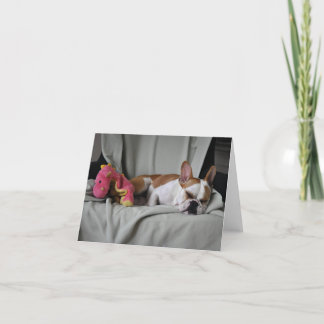 Thunder The Bulldog Greeting Cards