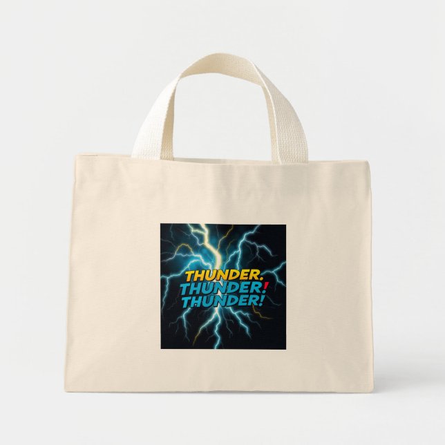 Thunder Thunder Mini Tote Bag (Front)