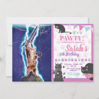 Thunder warrior cat invitation