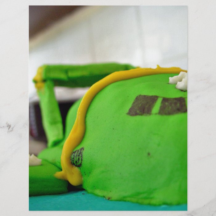 Thunderbird 2 birthday cake flyer