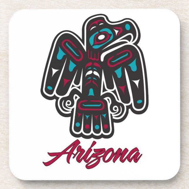 Thunderbird Clan Arizona Beverage Coaster (Front)
