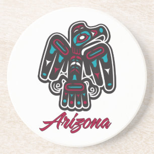 Thunderbird Clan Arizona Sandstone Coaster