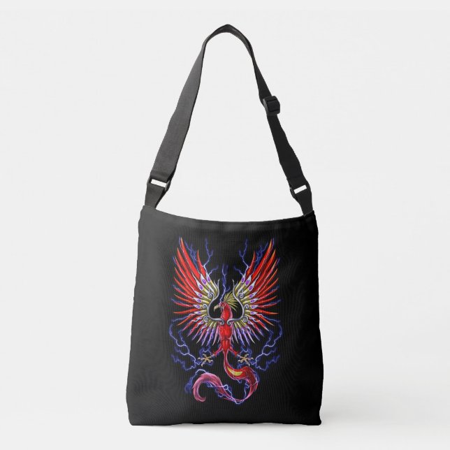 Thunderbird Cryptid Creature Crossbody Bag (Front)
