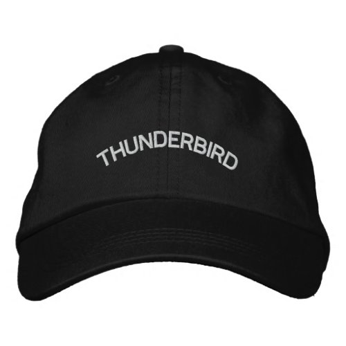 THUNDERBIRD EMBROIDERED BASEBALL HAT