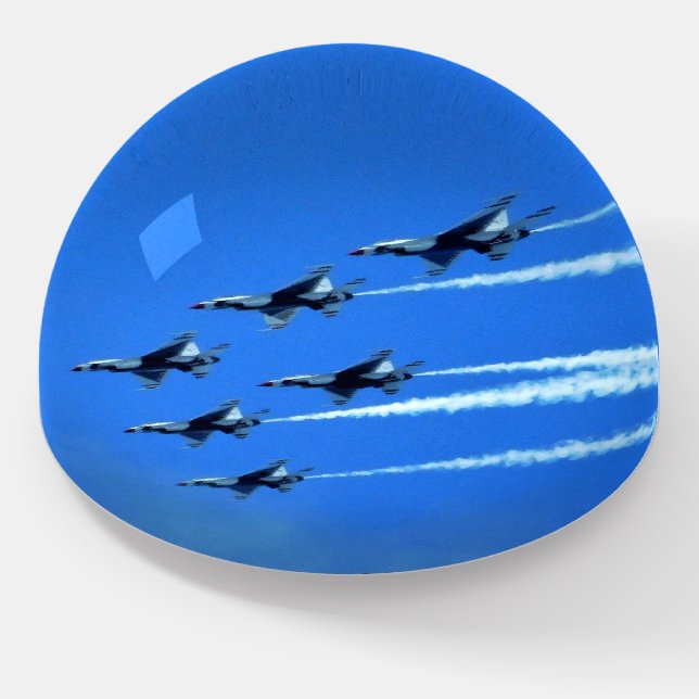 Thunderbird Flyby Dome Paperweight (Angled)