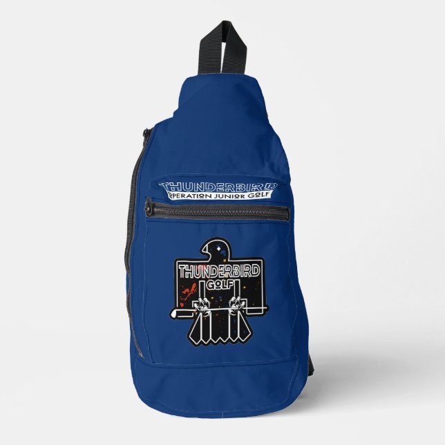 Thunderbird Golf Sling Backpack Bag (Front)