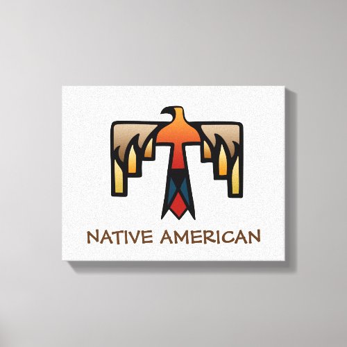 Thunderbird _ Native American Indian Symbol Canvas Print