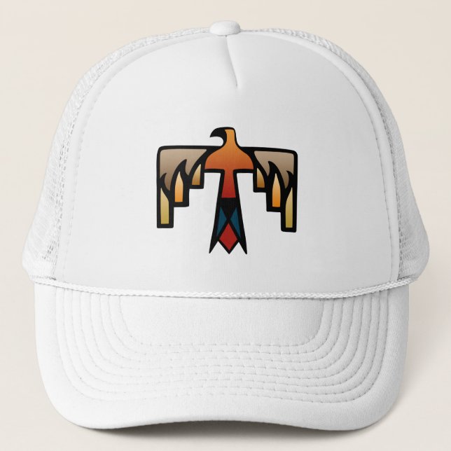 Thunderbird - Native American Indian Symbol Trucker Hat (Front)