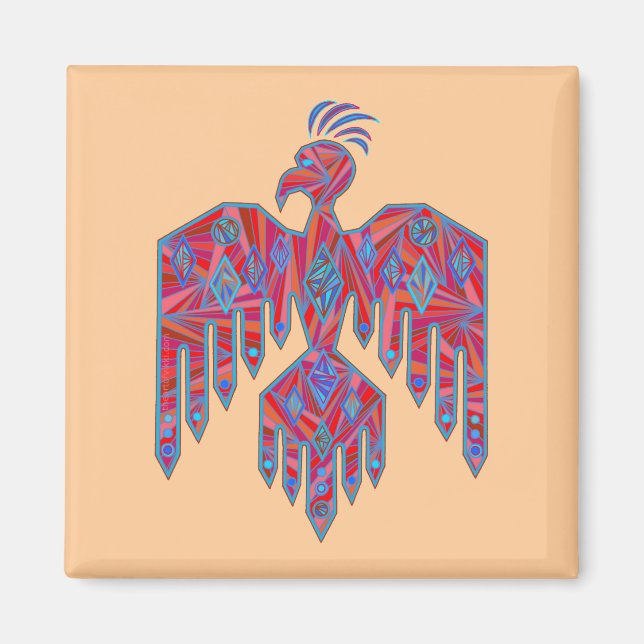Thunderbird Native American Symbol Magnet (Front)