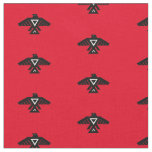 Thunderbird Pattern Red Fabric