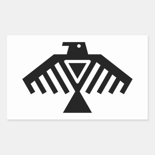 thunderbird rectangular sticker