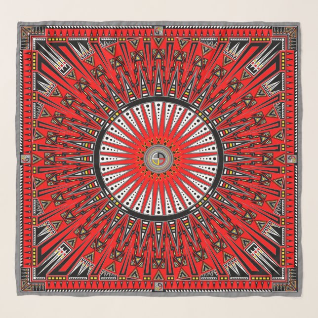 Thunderbird (Red) scarf (Front)