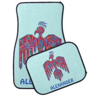 Thunderbird Southwest Native American Custom Car Floor Mat