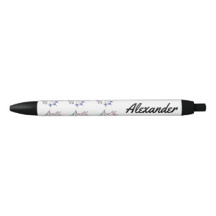 Thunderbirds Customizable Black Ink Pen