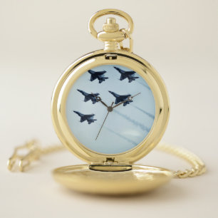 Thunderbirds F-16 Airshow Pocket Watch