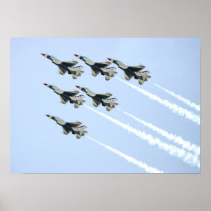 Thunderbirds Flight Demonstration Team Poster