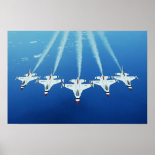 Thunderbirds Flight Demonstration Team Poster