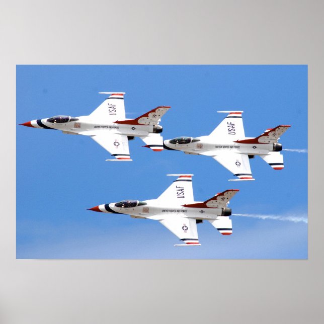 Thunderbirds Flight Demonstration Team Poster (Front)