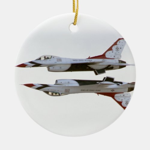 Thunderbirds Maneuver _ Mirror Ceramic Ornament