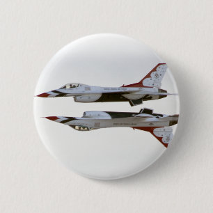 Thunderbirds Maneuver - Mirror Pinback Button