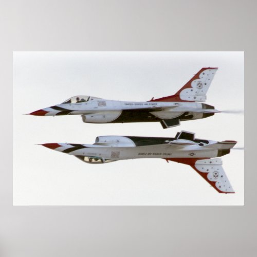 Thunderbirds Maneuver _ Mirror Poster