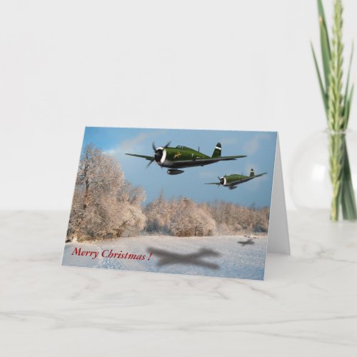 Thunderbolt Low Pass Holiday Card