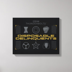 Thunderbolts*   Disposable Delinquents Canvas Print