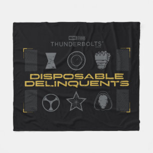 Thunderbolts*   Disposable Delinquents Fleece Blanket