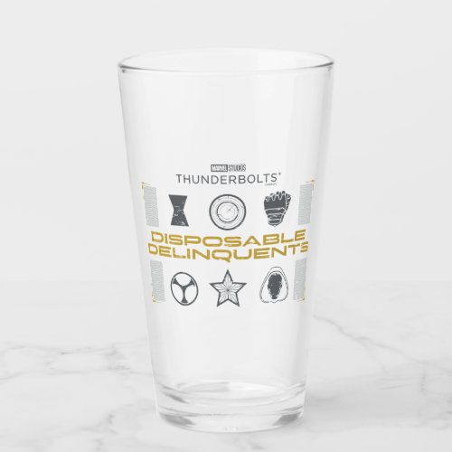 Thunderbolts* | Disposable Delinquents Glass