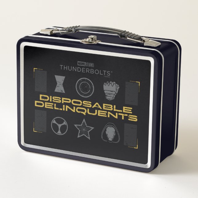 Thunderbolts* | Disposable Delinquents Metal Lunch Box (Front)