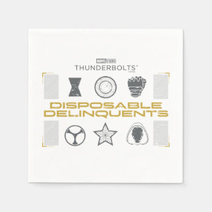 Thunderbolts*   Disposable Delinquents Napkins