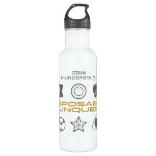 Thunderbolts*   Disposable Delinquents Stainless Steel Water Bottle