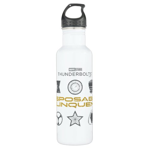 Thunderbolts* | Disposable Delinquents Stainless Steel Water Bottle