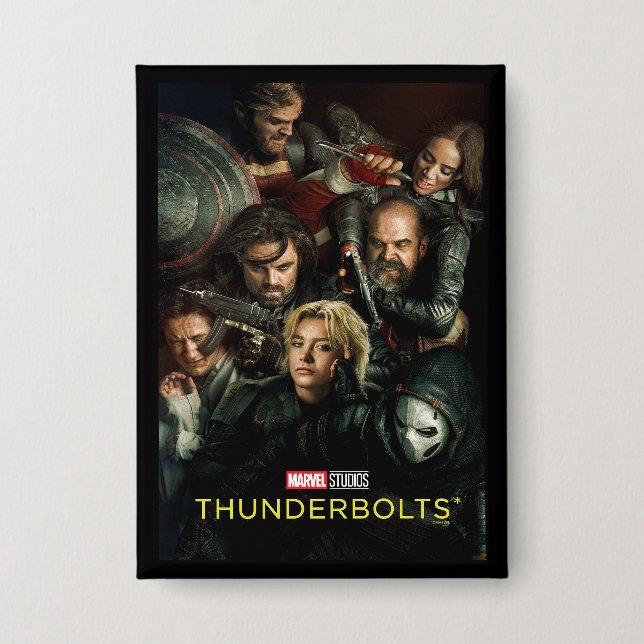Thunderbolts* | Group Fighting Theatrical Button (Front)