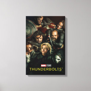 Thunderbolts*   Group Fighting Theatrical Canvas Print